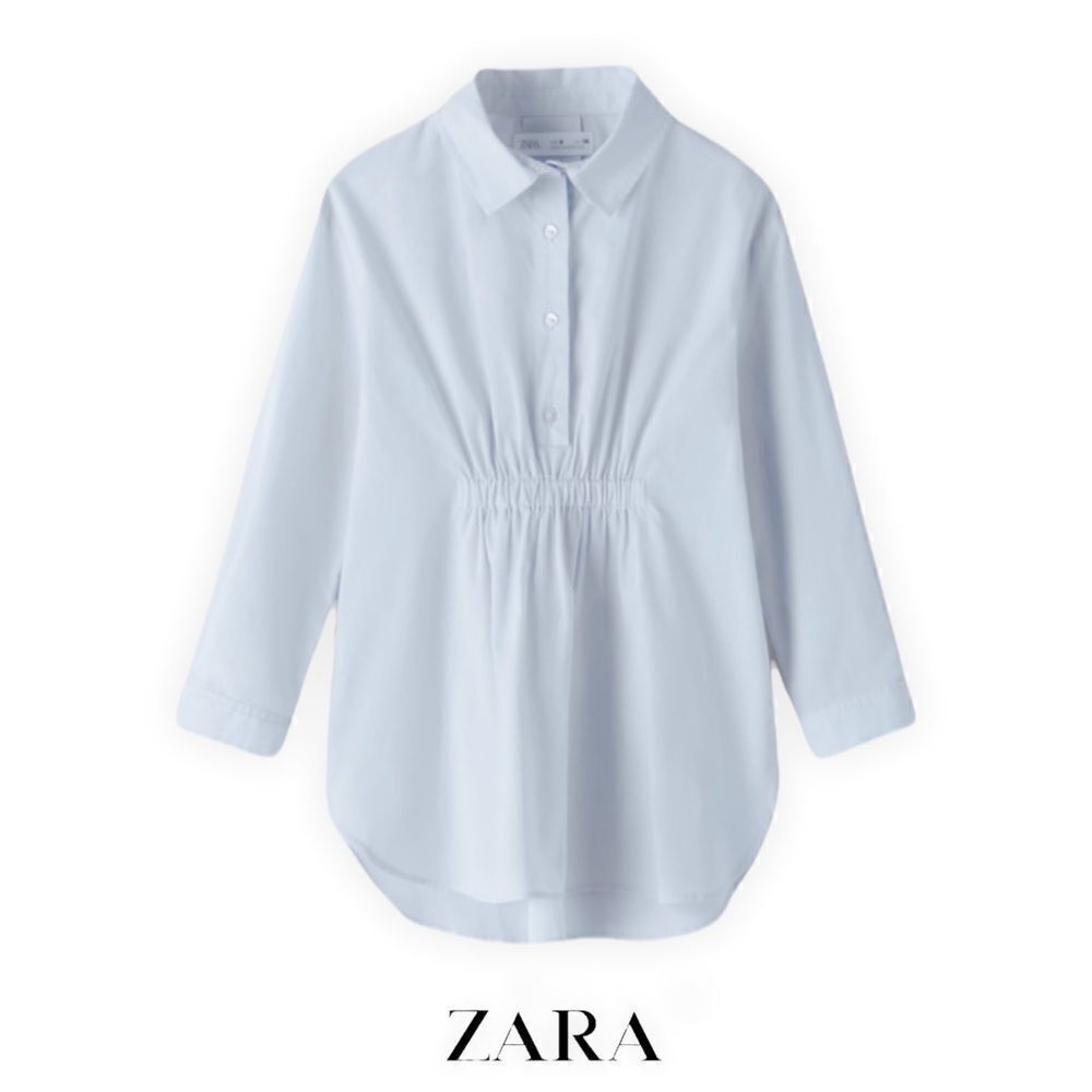 ZARA Kids | Blue | Henley Shirt